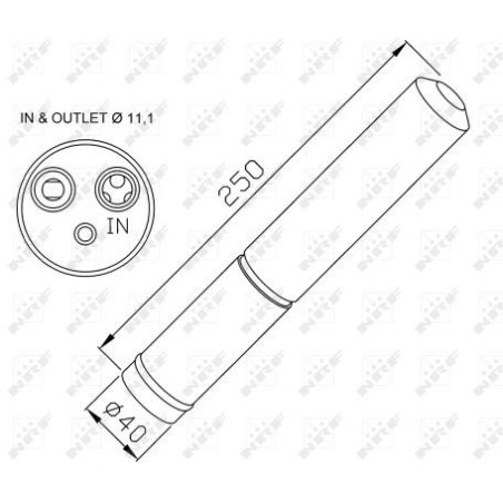 Bouteille déshydratante NRF