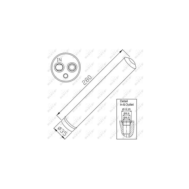 Bouteille déshydratante NRF
