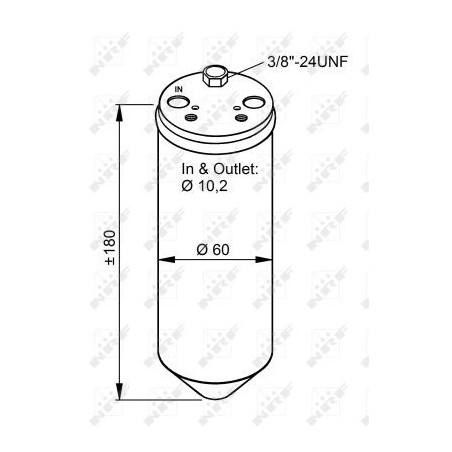 Bouteille déshydratante NRF