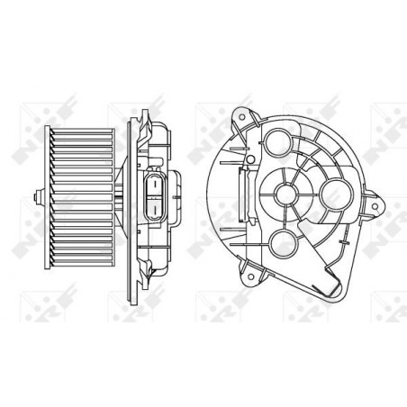 Pulseur d'air habitacle NRF