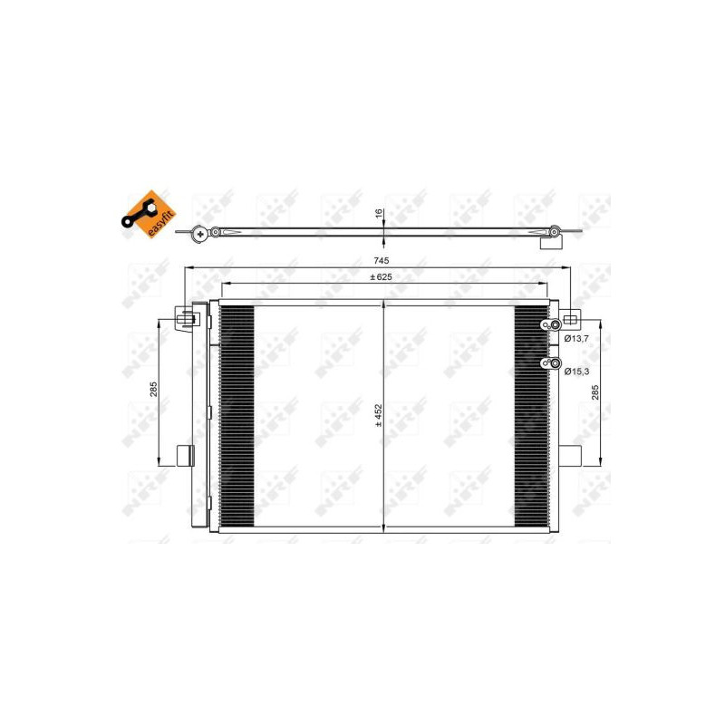 Condenseur de climatisation NRF