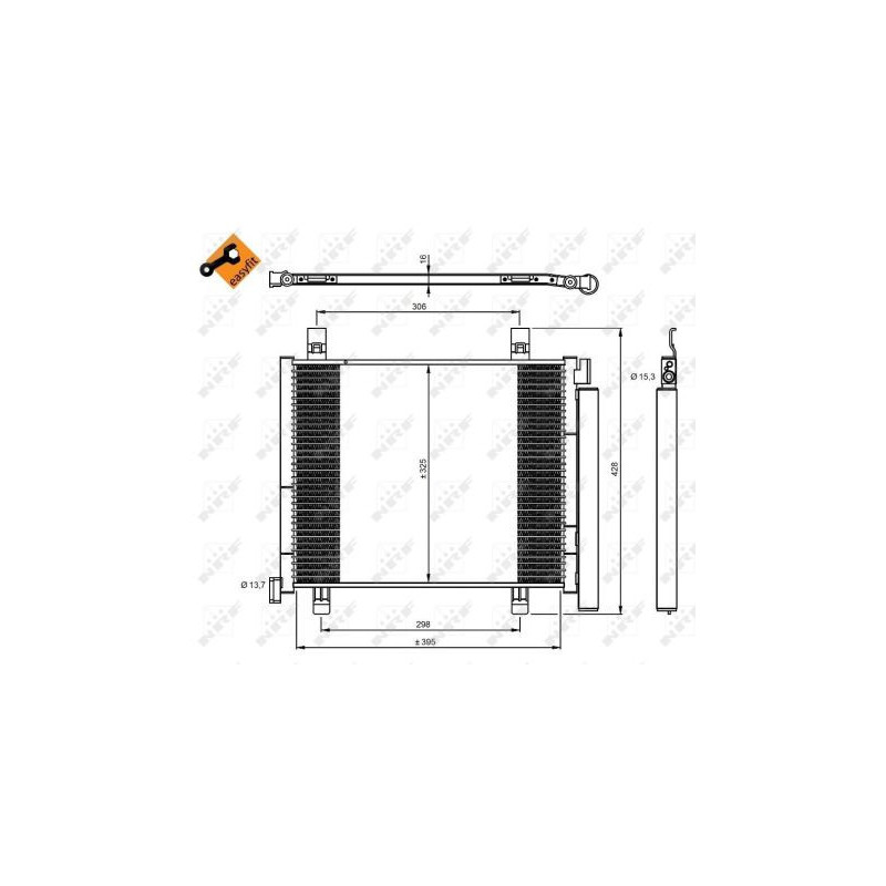 Condenseur de climatisation NRF