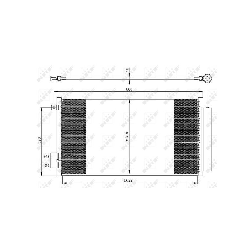 Condenseur de climatisation NRF