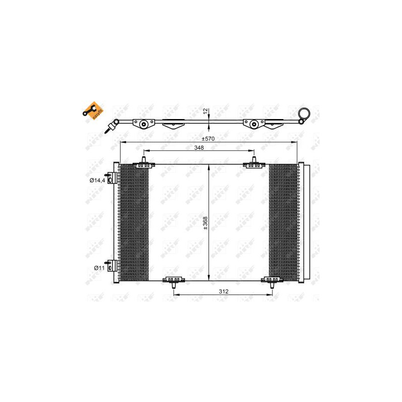 Condenseur de climatisation NRF