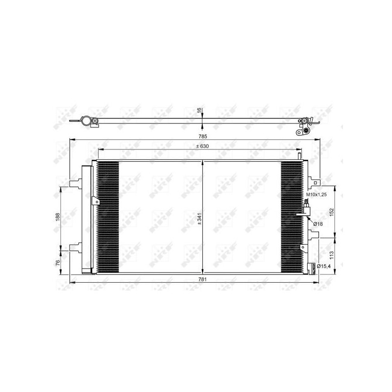 Condenseur de climatisation NRF