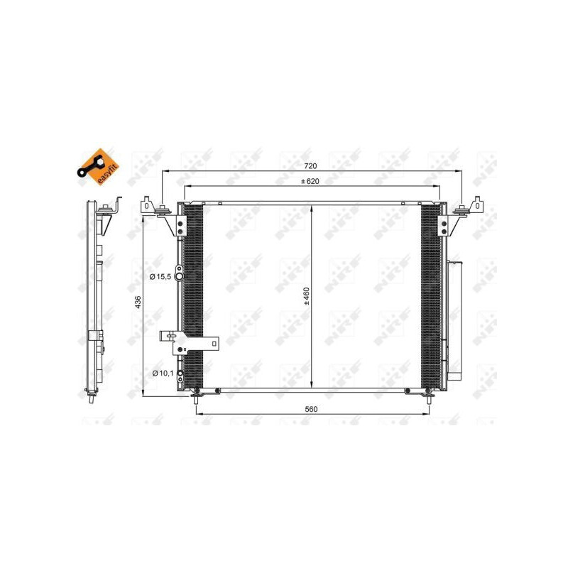Condenseur de climatisation NRF