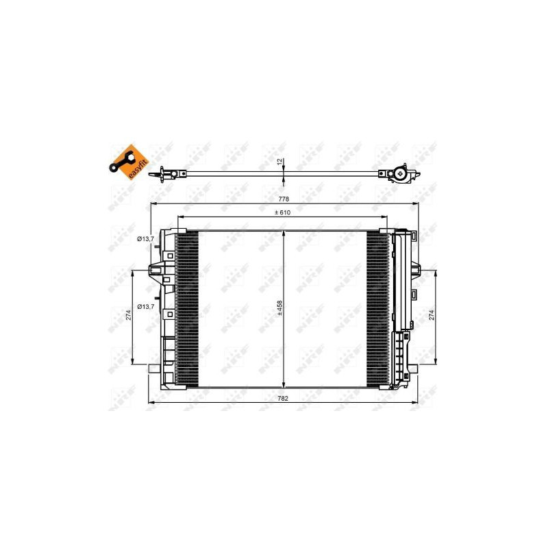 Condenseur de climatisation NRF