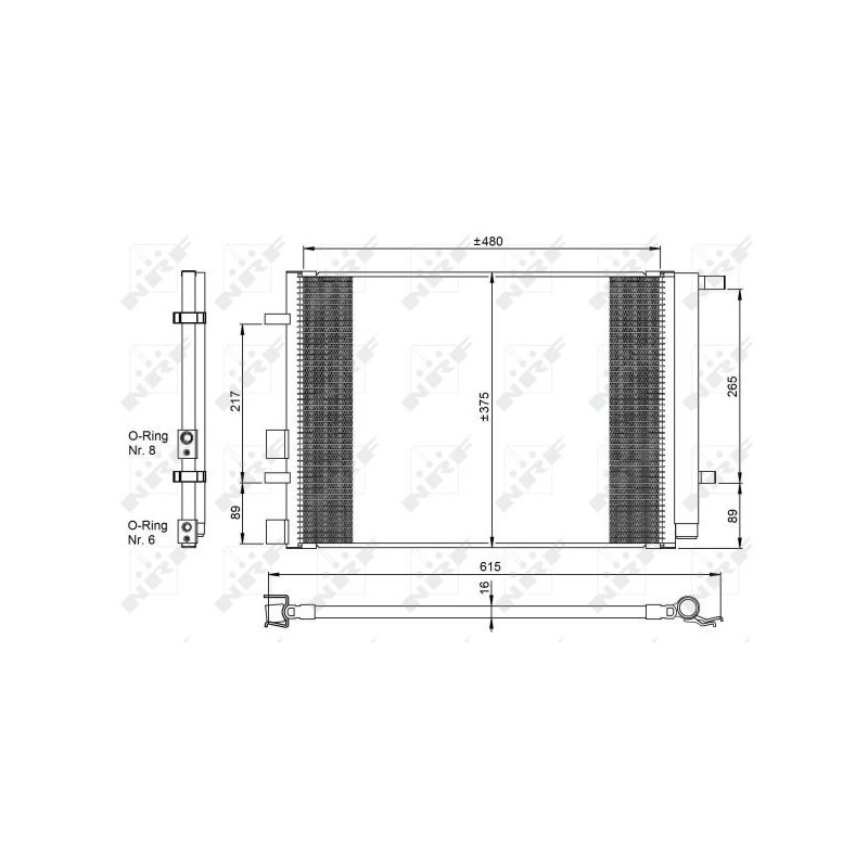 Condenseur de climatisation NRF