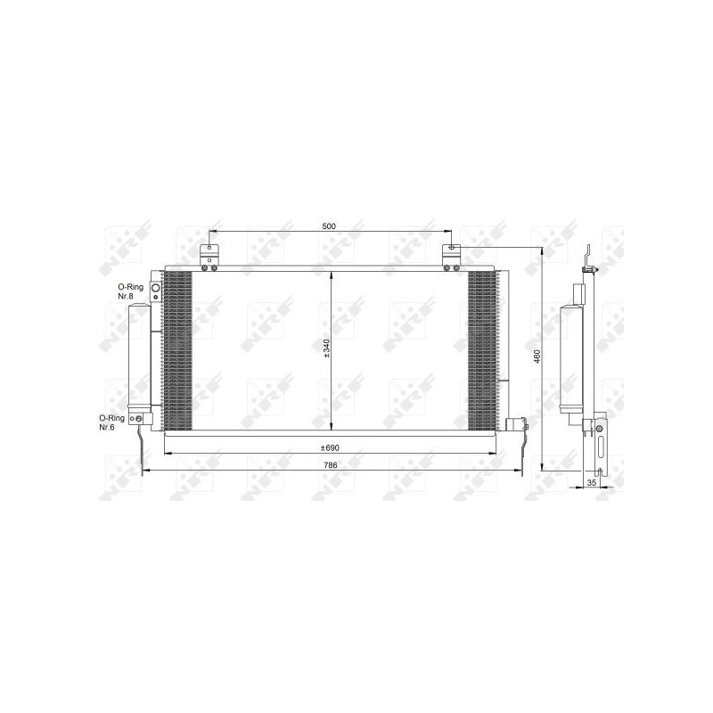 Condenseur de climatisation NRF