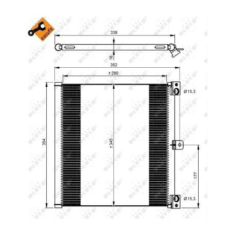 Condenseur de climatisation NRF