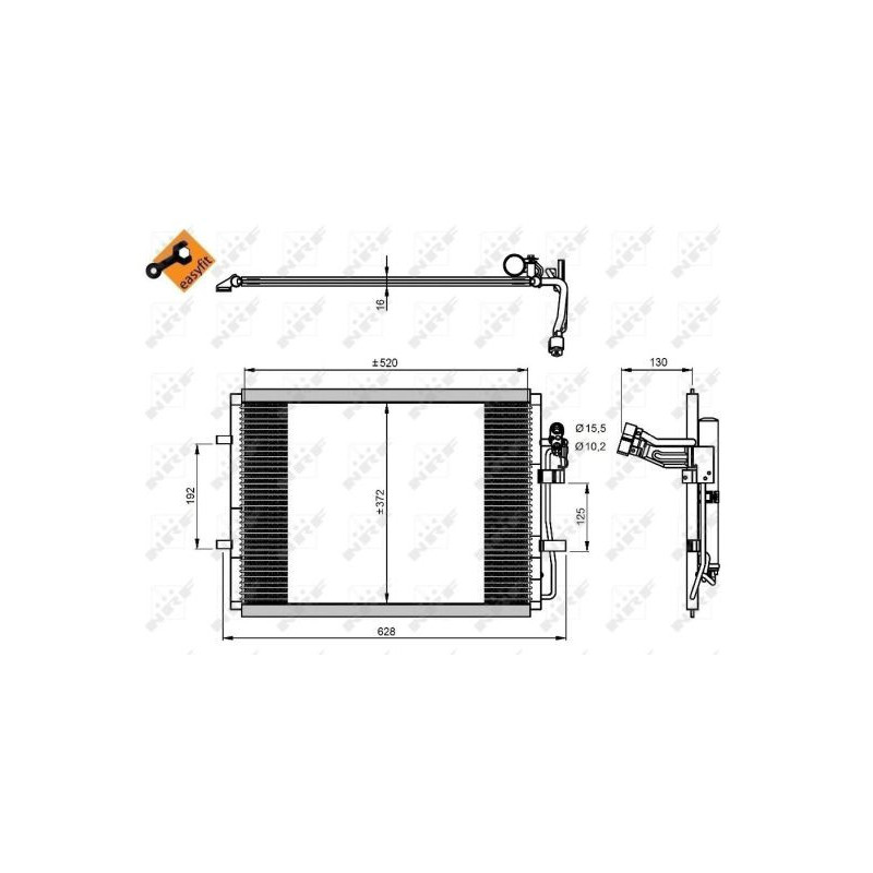 Condenseur de climatisation NRF