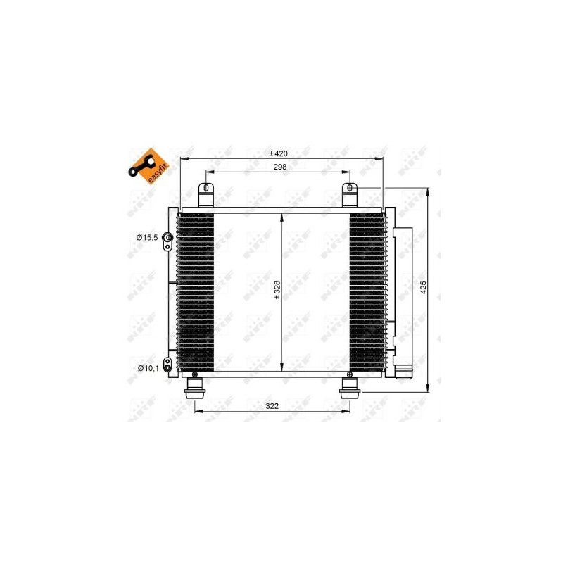 Condenseur de climatisation NRF