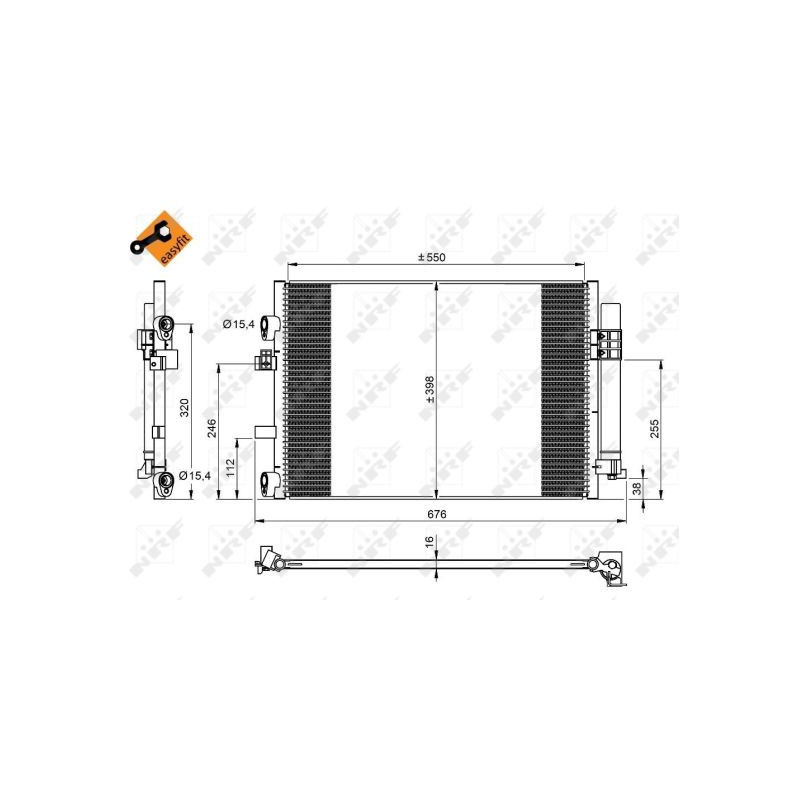 Condenseur de climatisation NRF