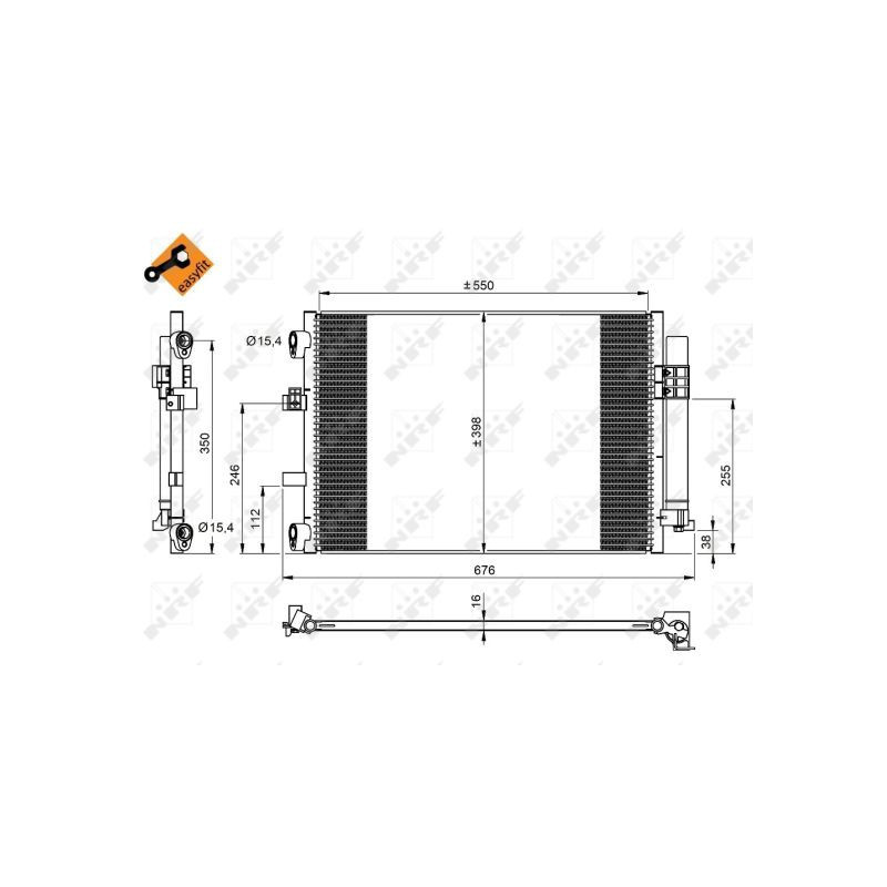 Condenseur de climatisation NRF