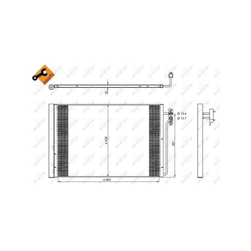 Condenseur de climatisation NRF