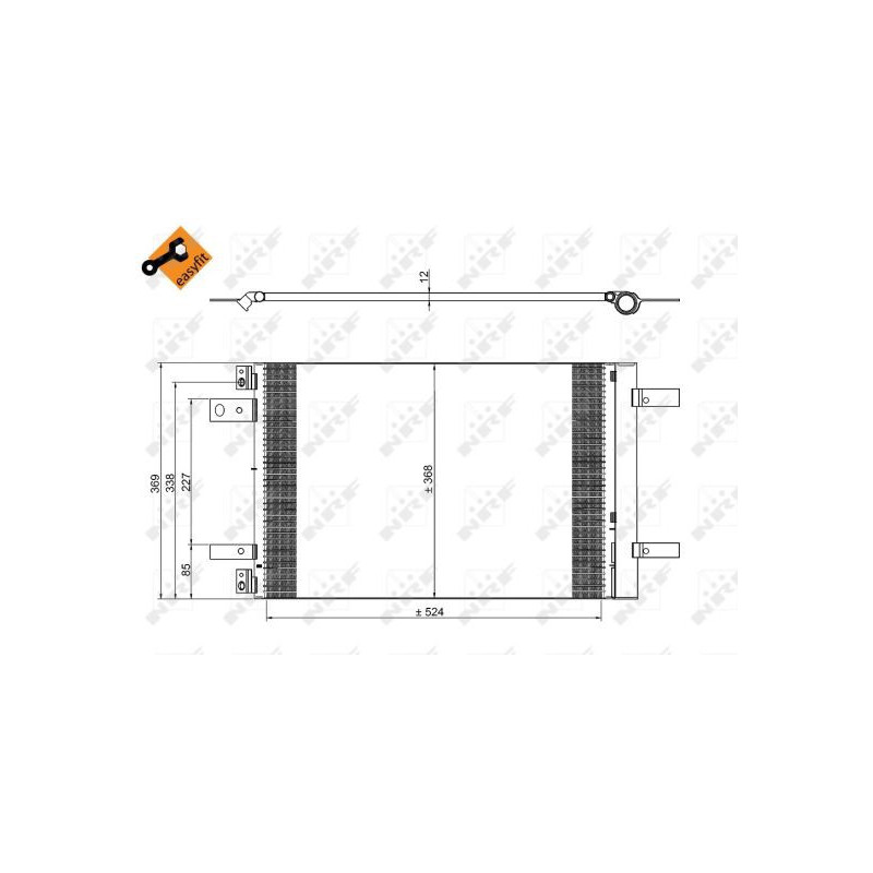 Condenseur de climatisation NRF