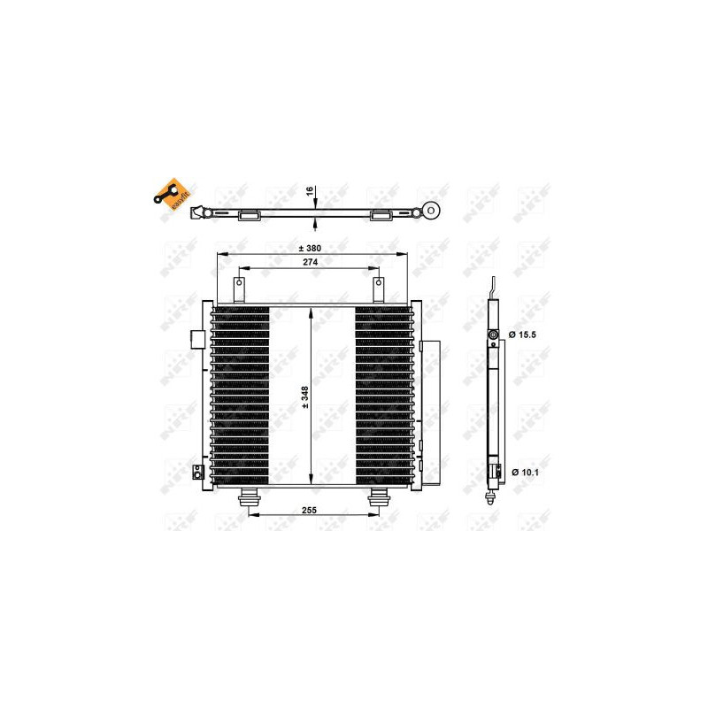 Condenseur de climatisation NRF