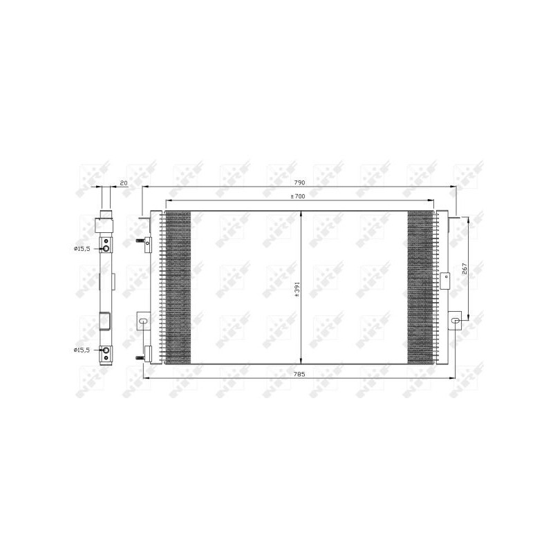 Condenseur de climatisation NRF