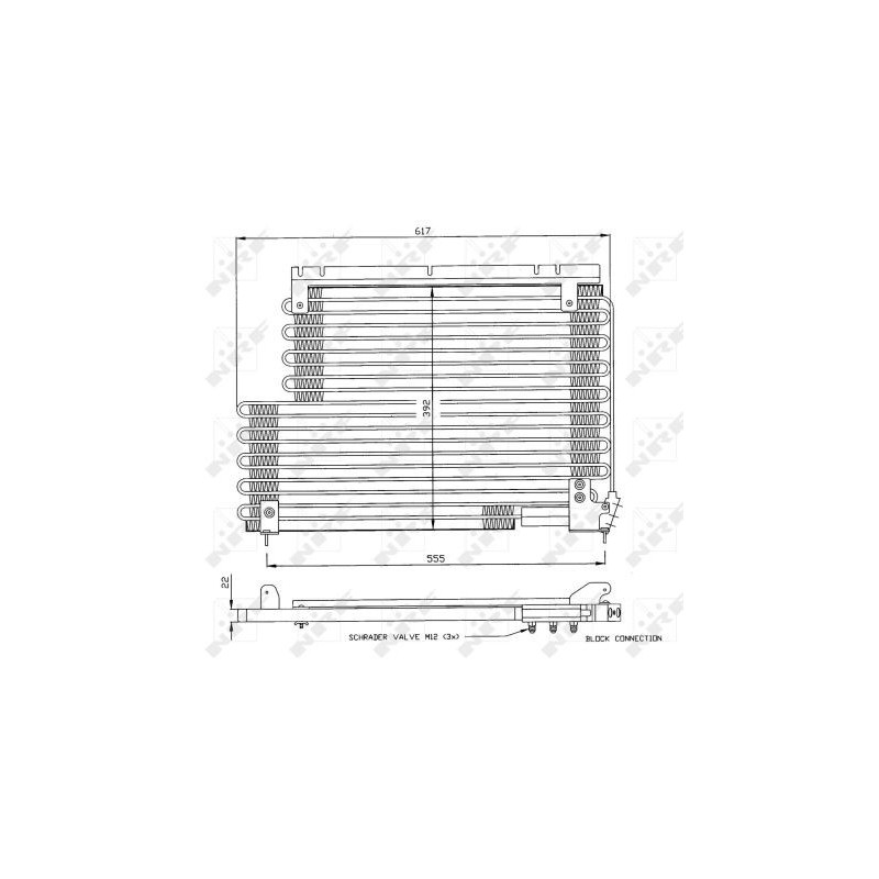 Condenseur de climatisation NRF