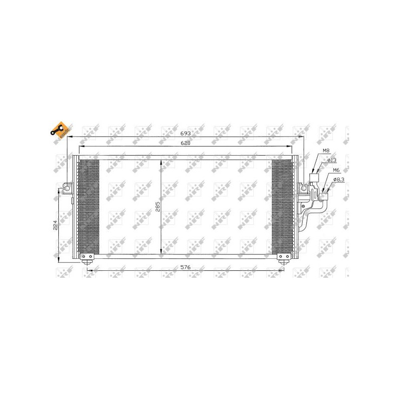 Condenseur de climatisation NRF
