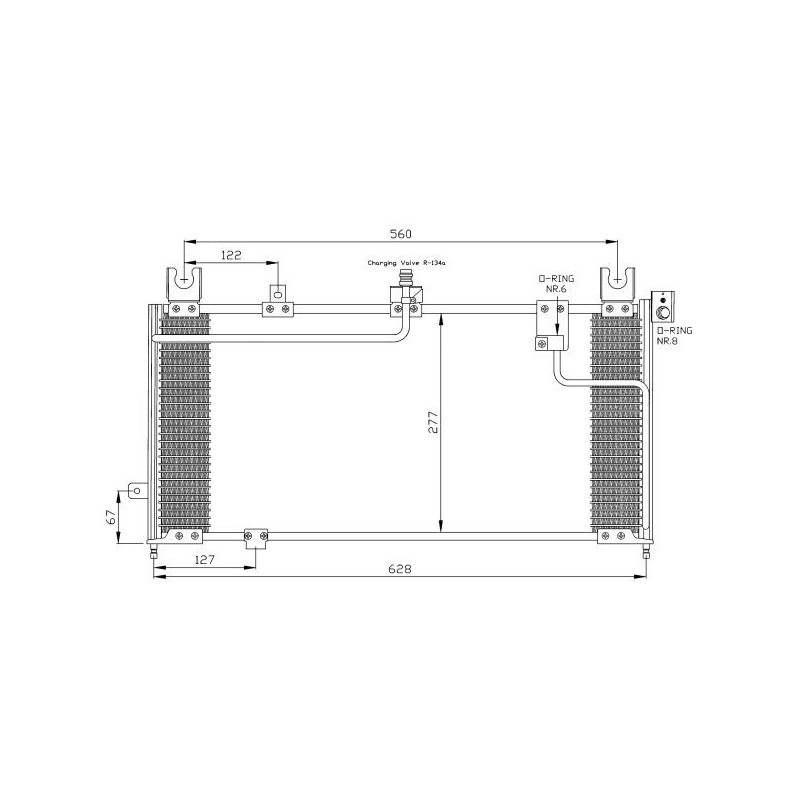 Condenseur de climatisation NRF