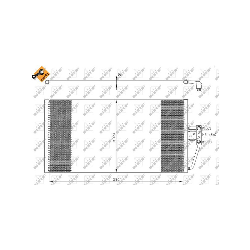 Condenseur de climatisation NRF