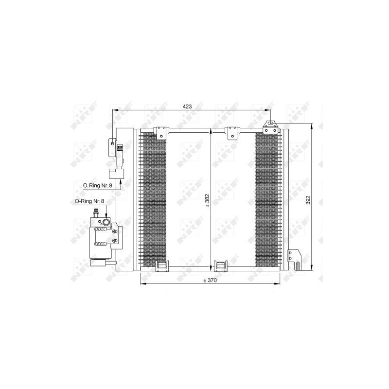 Condenseur de climatisation NRF