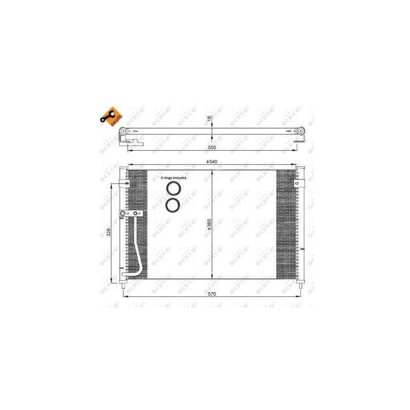 Condenseur de climatisation NRF