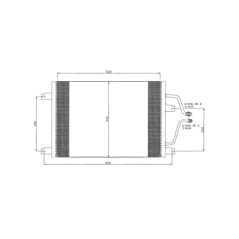 Condenseur de climatisation NRF