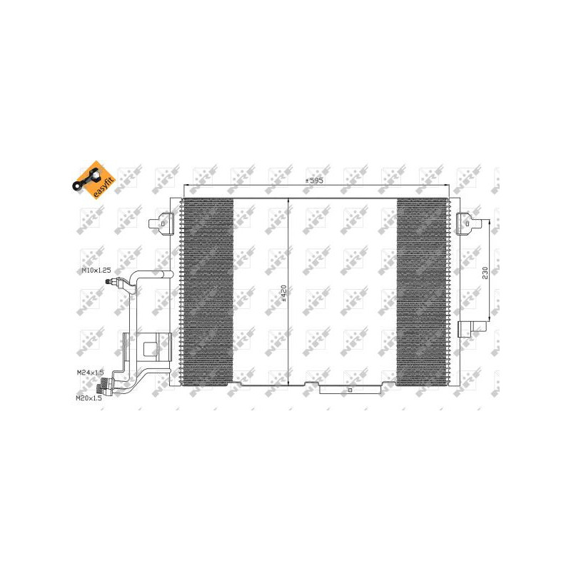 Condenseur de climatisation NRF