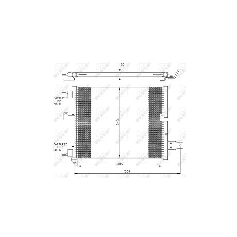 Condenseur de climatisation NRF