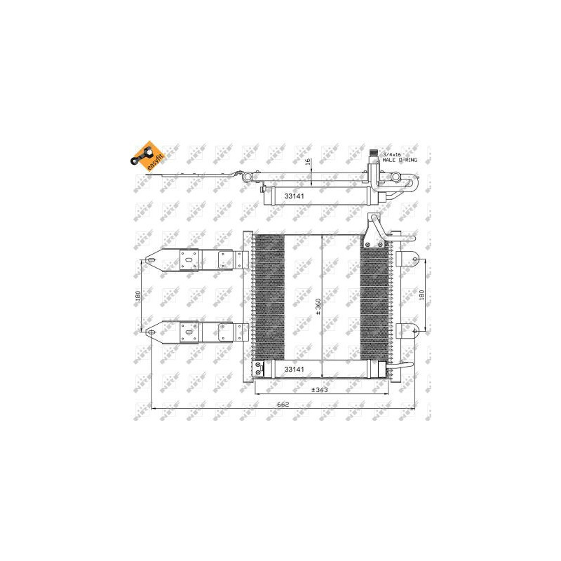 Condenseur de climatisation NRF