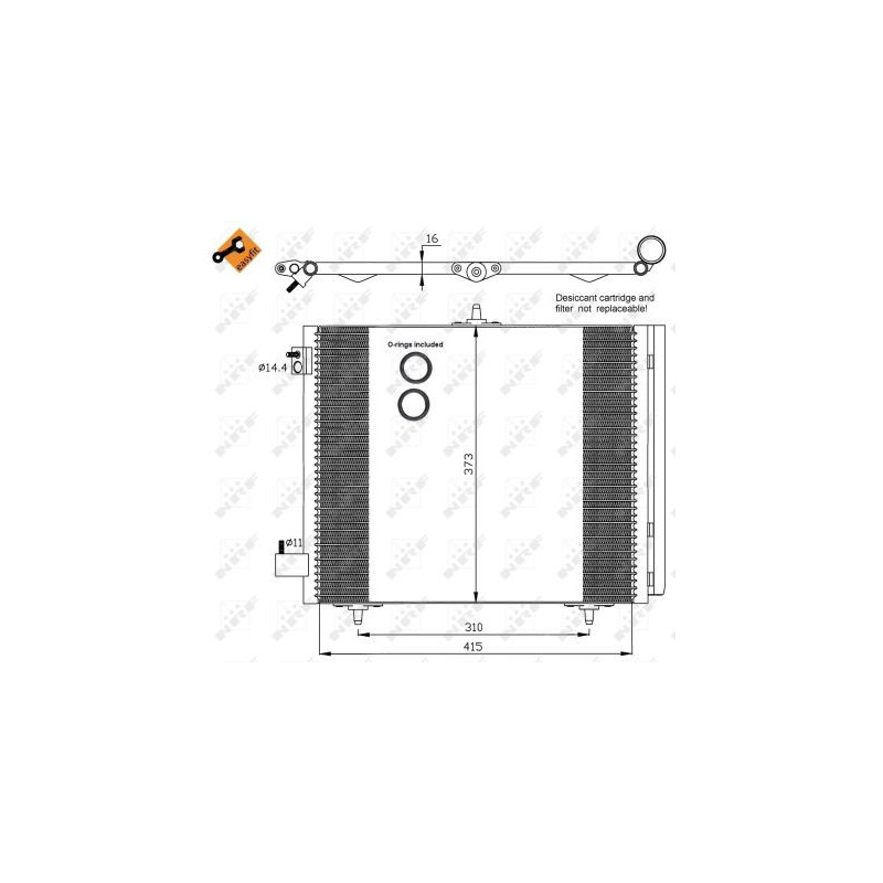Condenseur de climatisation NRF
