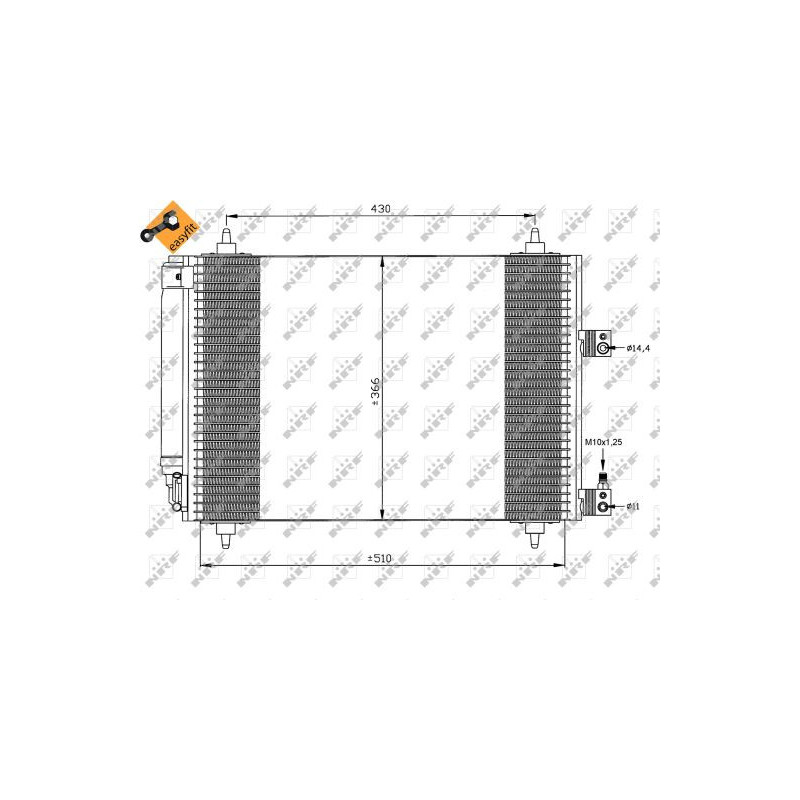 Condenseur de climatisation NRF