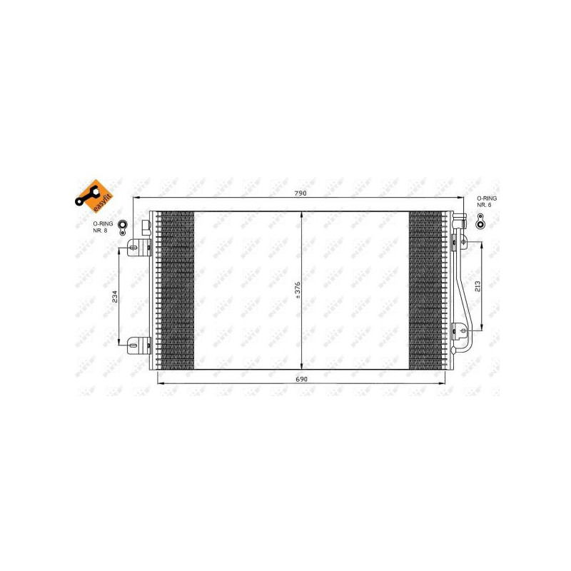 Condenseur de climatisation NRF