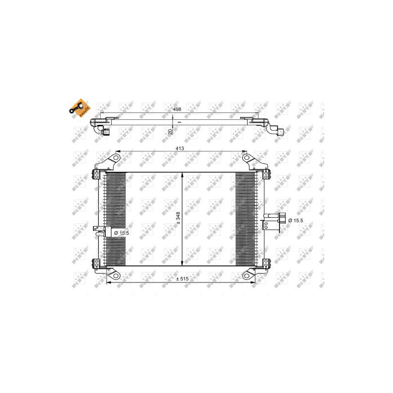 Condenseur de climatisation NRF