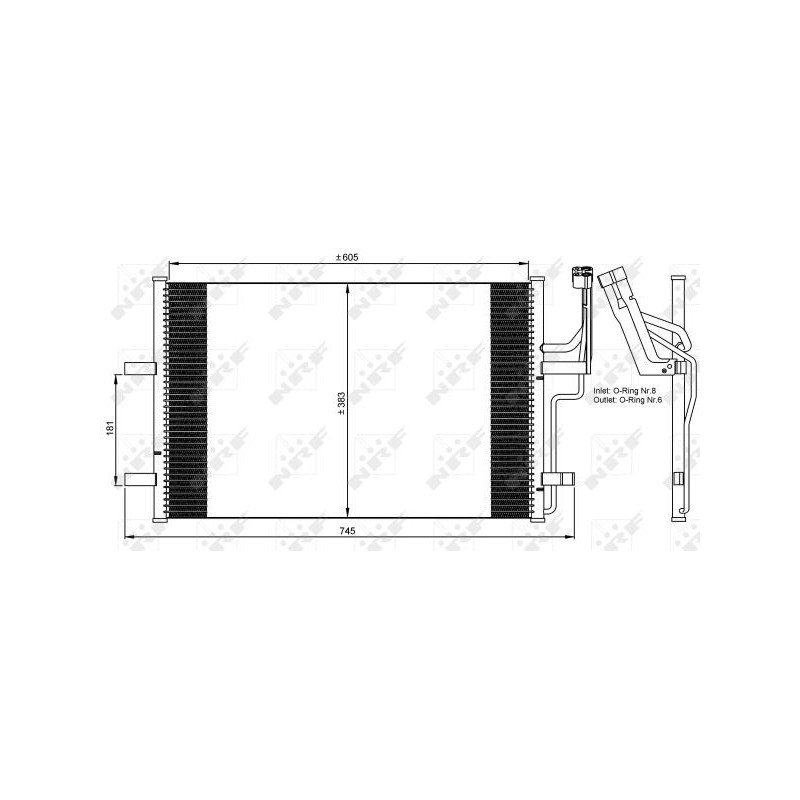 Condenseur de climatisation NRF