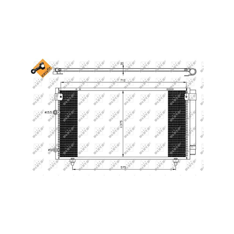Condenseur de climatisation NRF