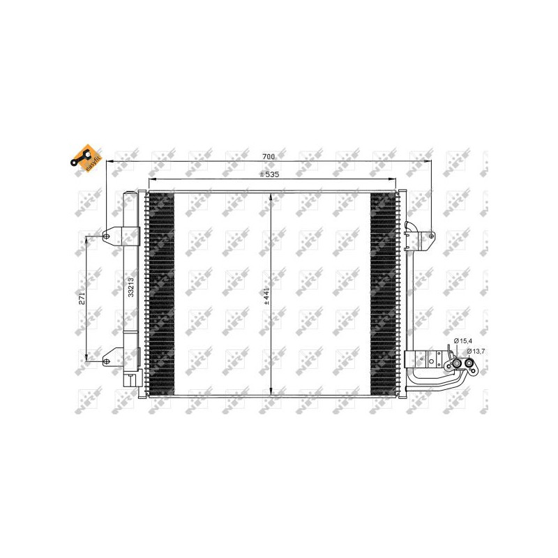 Condenseur de climatisation NRF