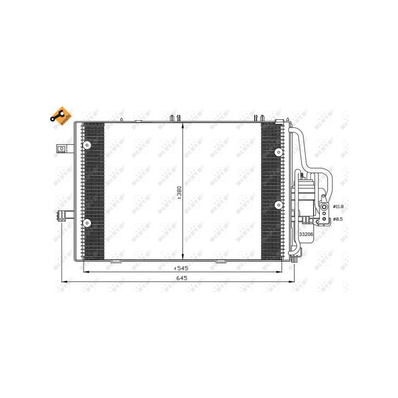 Condenseur de climatisation NRF