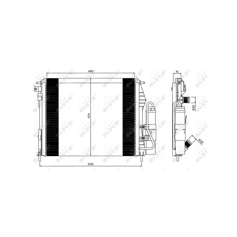 Condenseur de climatisation NRF