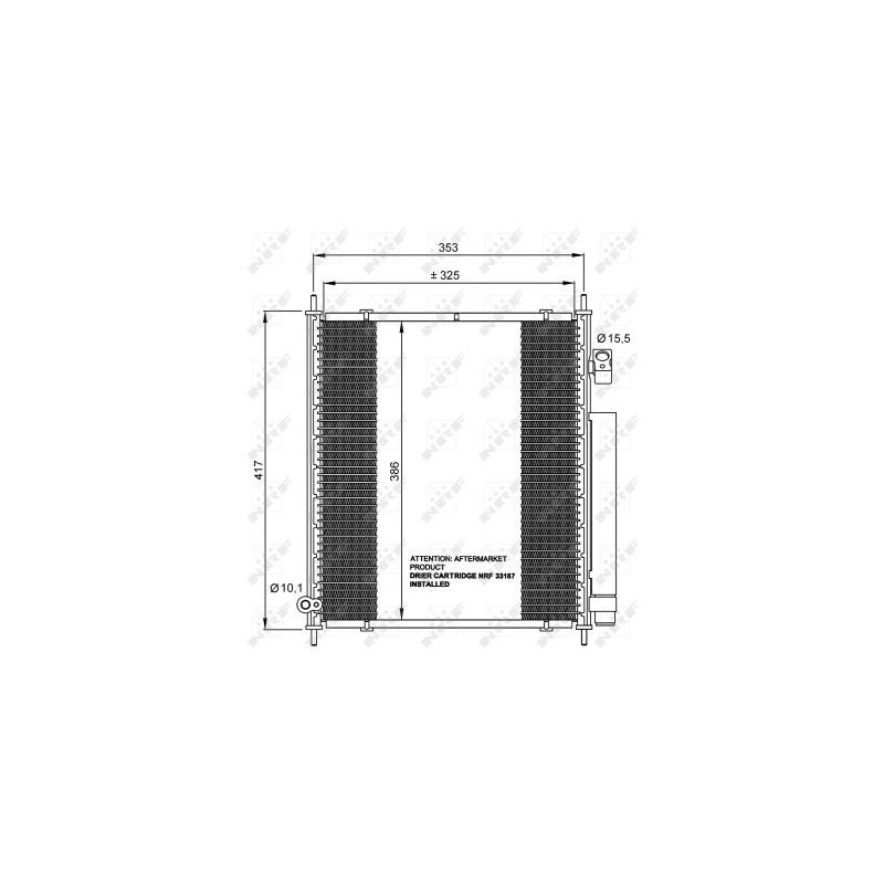 Condenseur de climatisation NRF