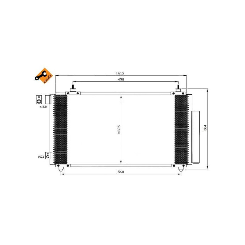 Condenseur de climatisation NRF