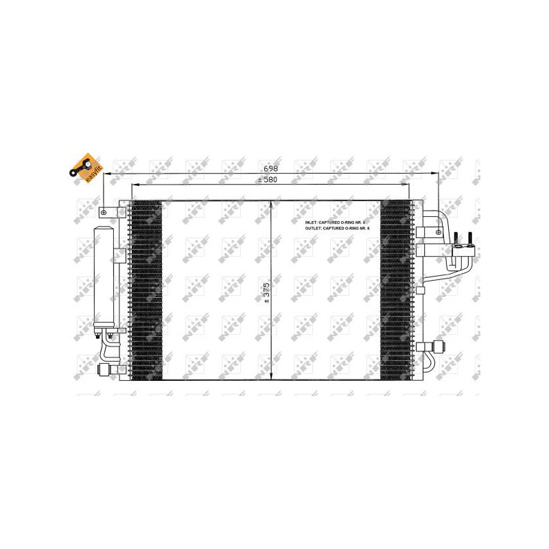 Condenseur de climatisation NRF