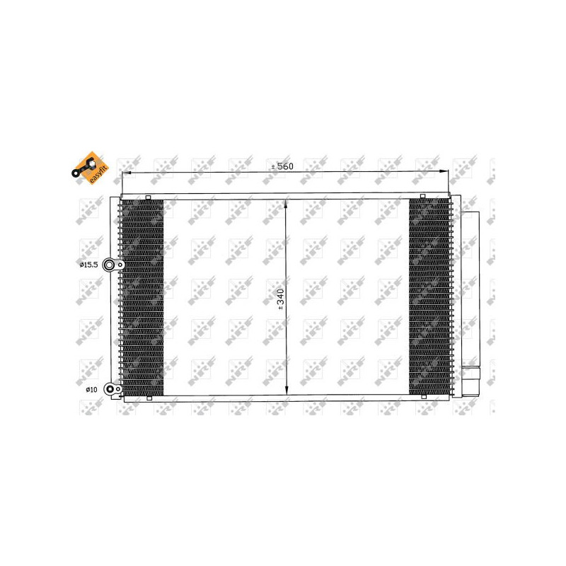 Condenseur de climatisation NRF