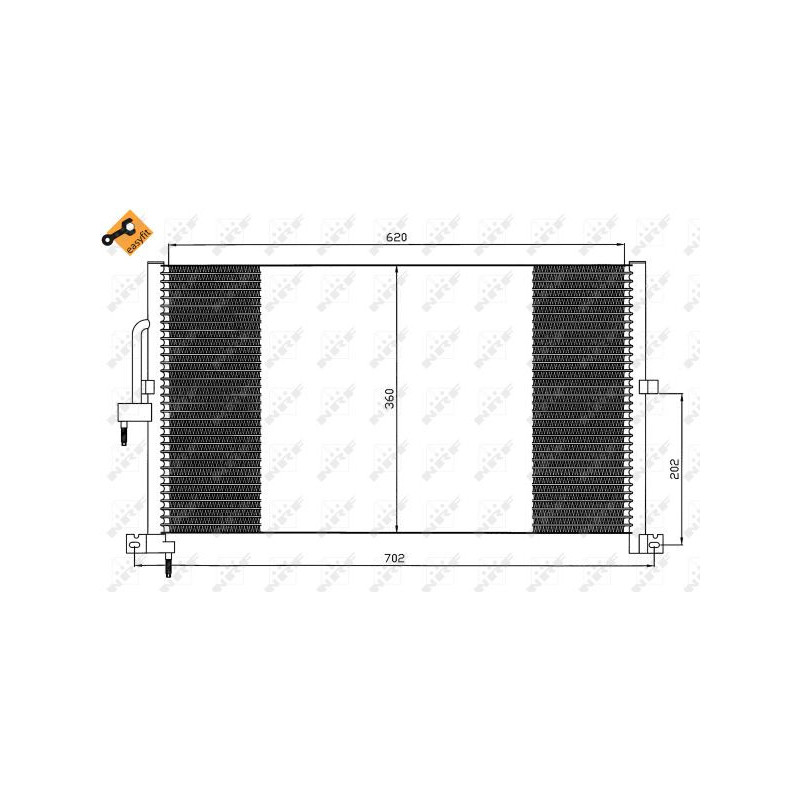 Condenseur de climatisation NRF