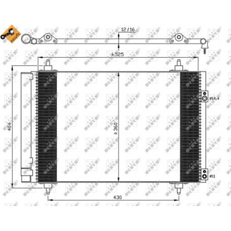 Condenseur de climatisation NRF