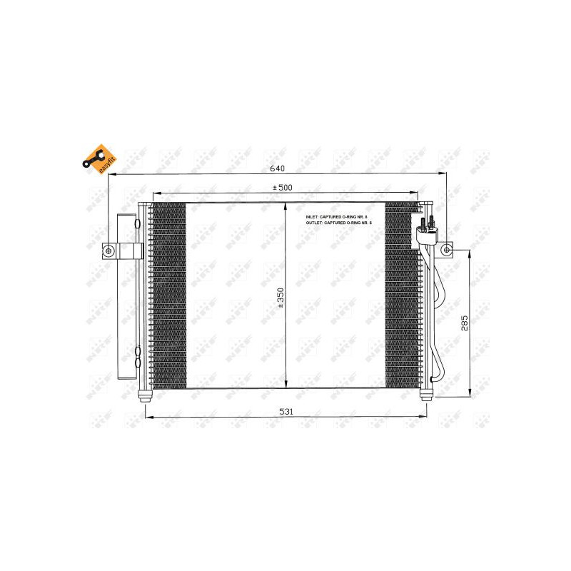 Condenseur de climatisation NRF