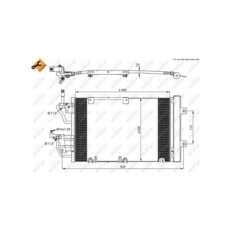 Condenseur de climatisation NRF