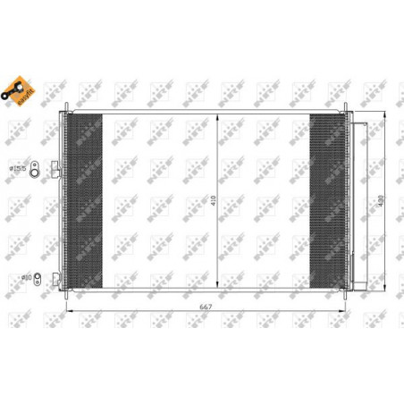 Condenseur de climatisation NRF